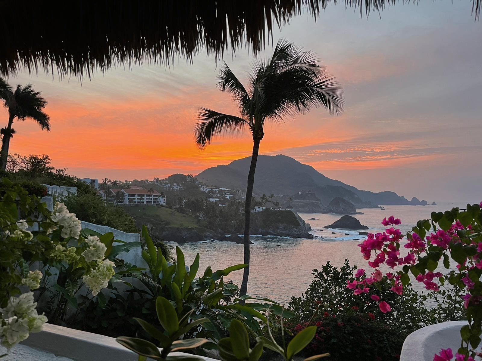 Sunrise Over the Mountain - Ocean Reflection