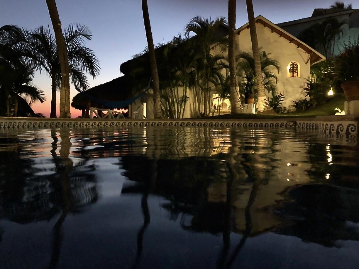 Twilight by the Pool